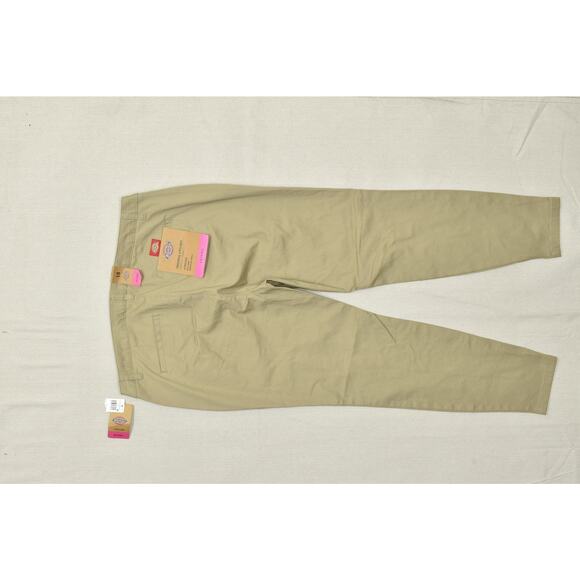 Dickies Juniors Skinny Jeans Plus Size 18 Khaki Pants Cotton Blend NEW - Picture 8 of 8